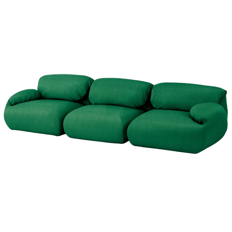 The Luva Three Seater Modular Sofa from Herman Miller in Celtic Mode upholstery.