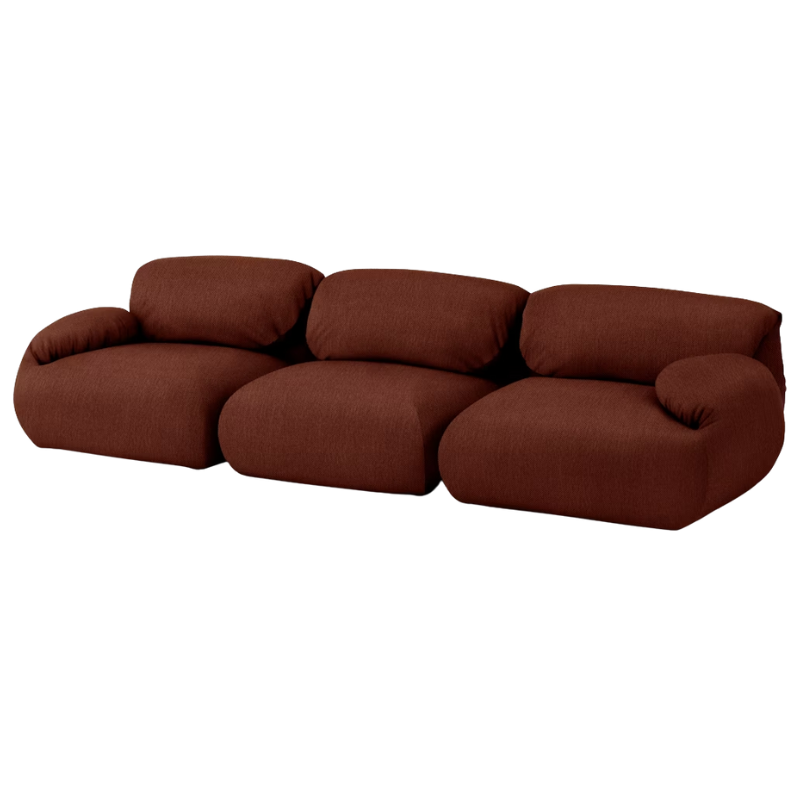 The Luva Three Seater Modular Sofa from Herman Miller in Pathway Mode upholstery.