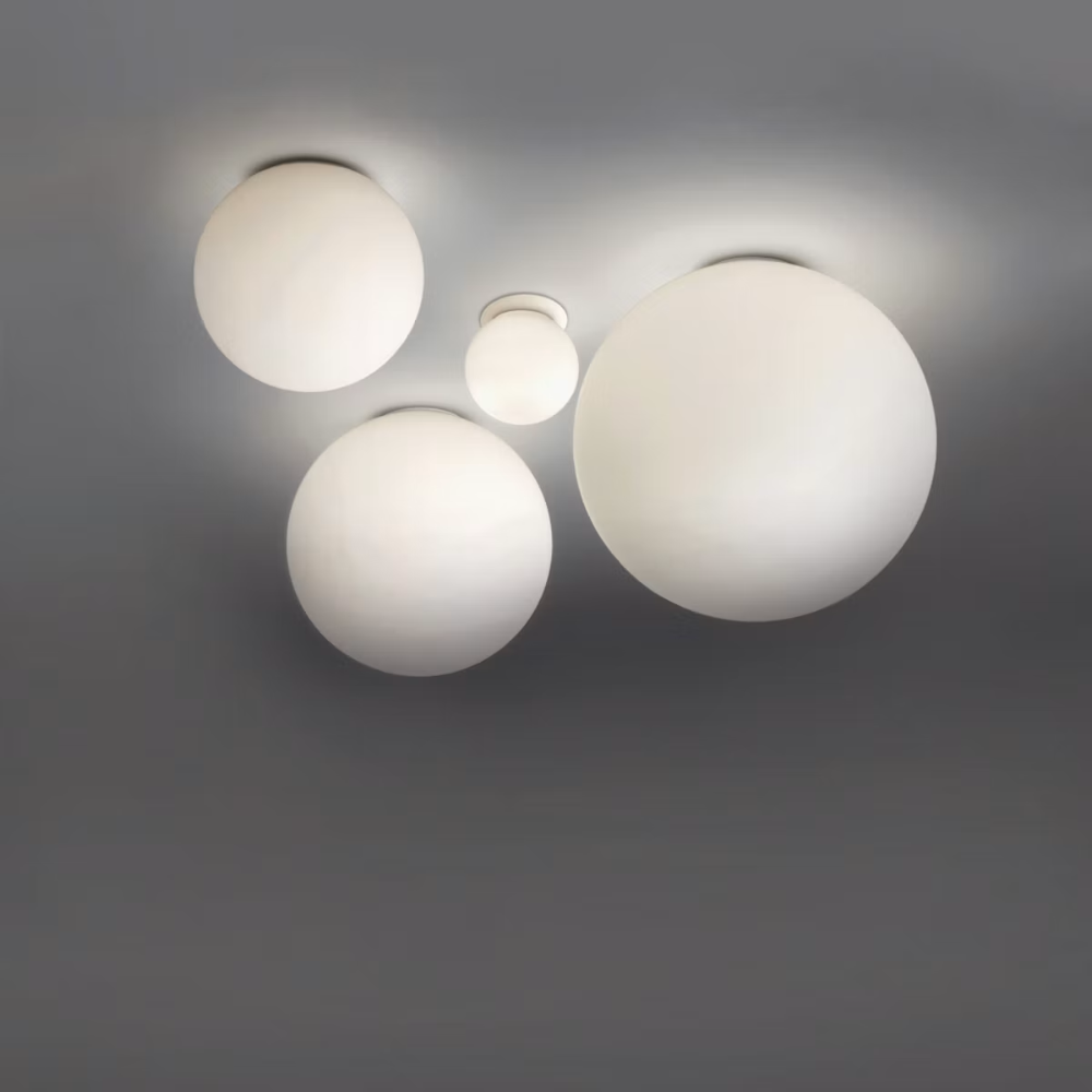 The Dioscuri Wall / Ceiling Light from Artemide in all sizes. all-groups.