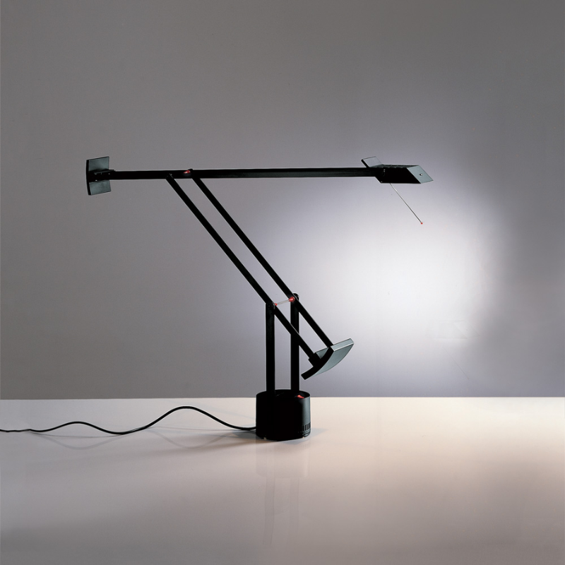 The Tizio 35 Task Lamp from Artemide in a studio.