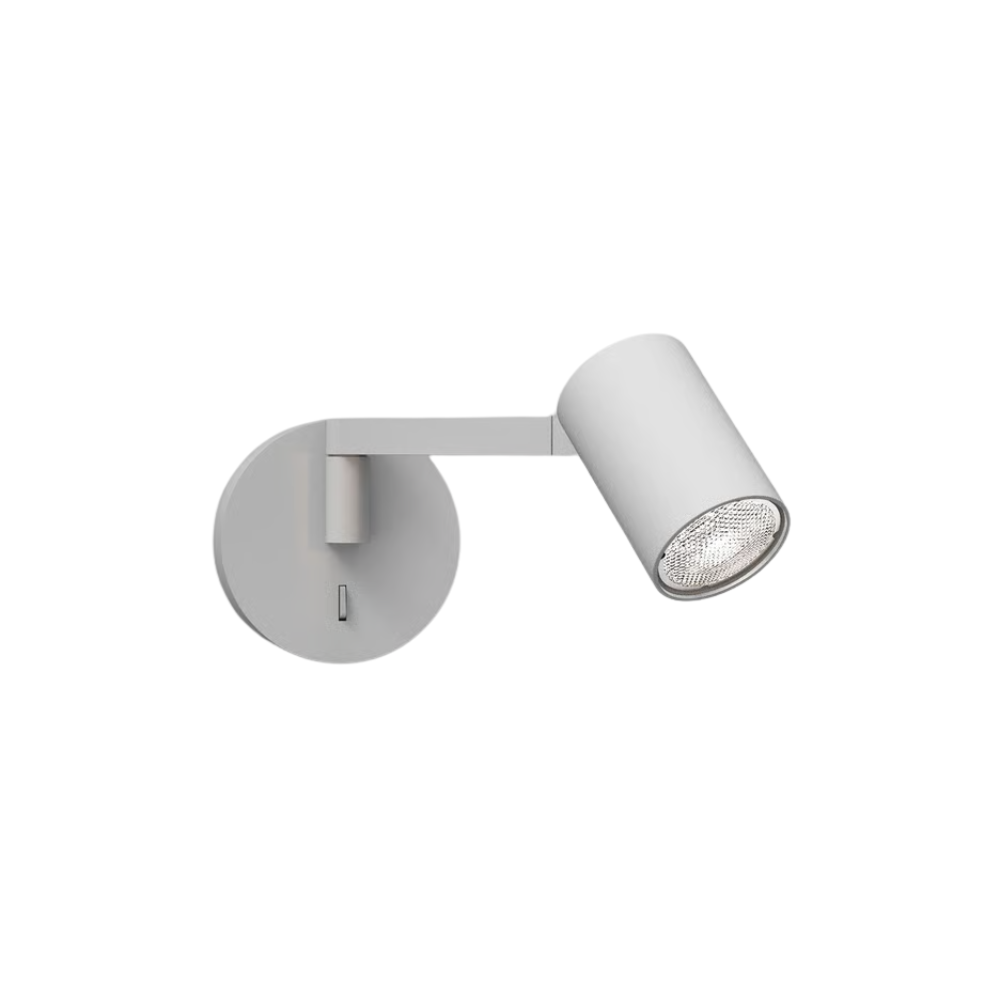 The textured white Ascoli Swing Reading Light from Astro Lighting.