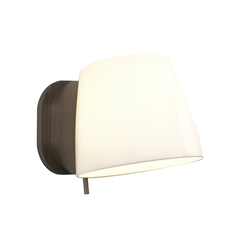 The Imari Wall Lamp from Astro Lighting in bronze at an angle.