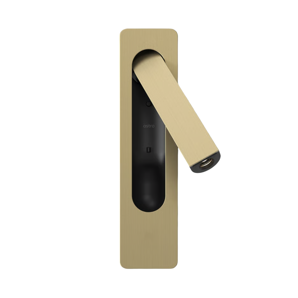 The matte gold Keta Reading Light from Astro Lighting, a directional light.