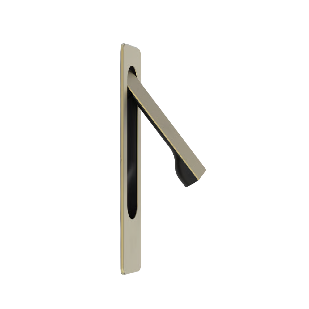 The matte gold Keta Reading Light from Astro Lighting from the side.