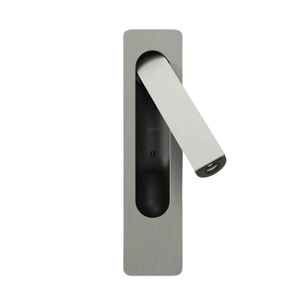 The matte nickel Keta Reading Light from Astro Lighting, a directional light.