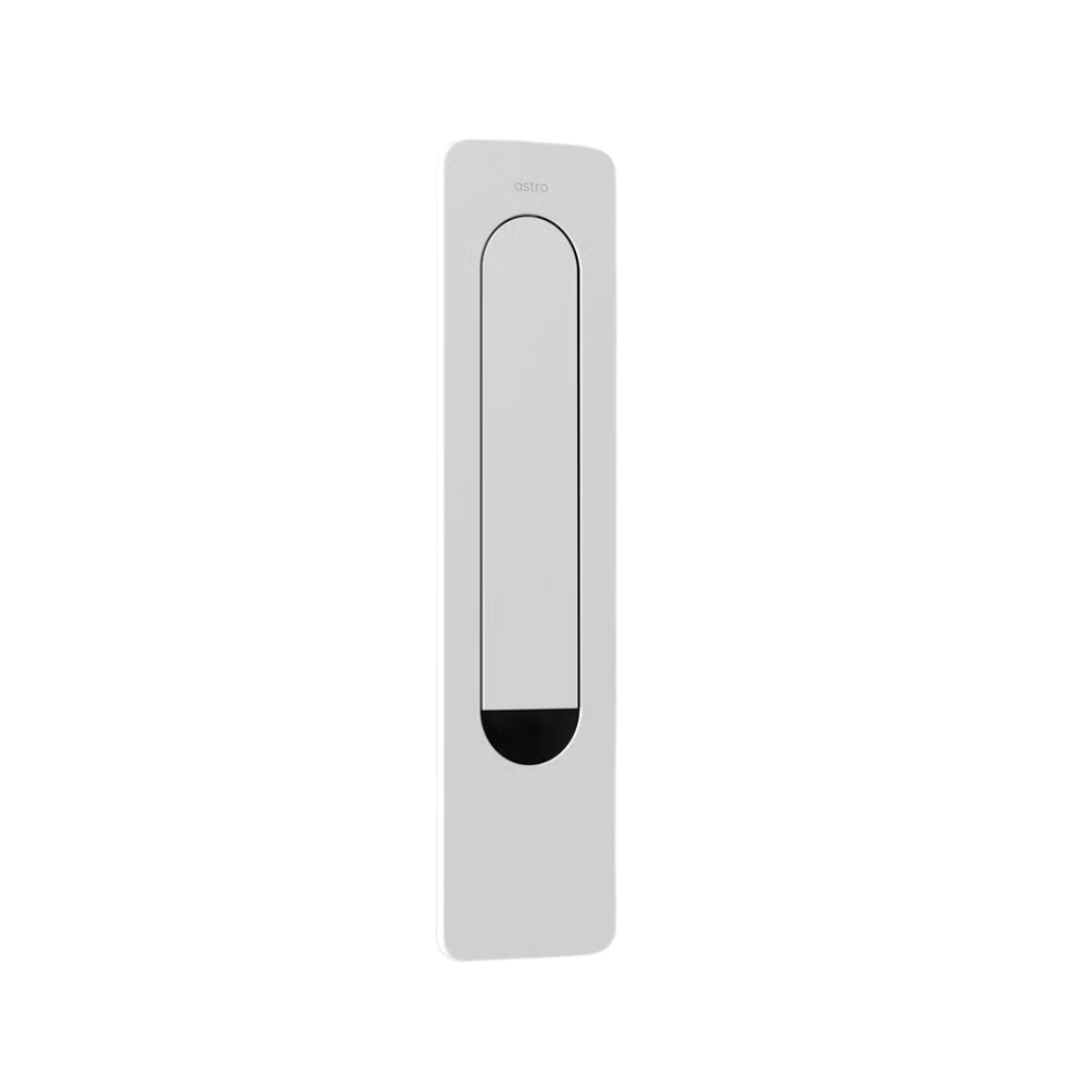 The matte white Keta Reading Light from Astro Lighting closed.