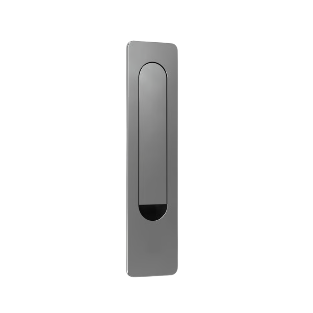 The polished chrome Keta Reading Light from Astro Lighting closed.