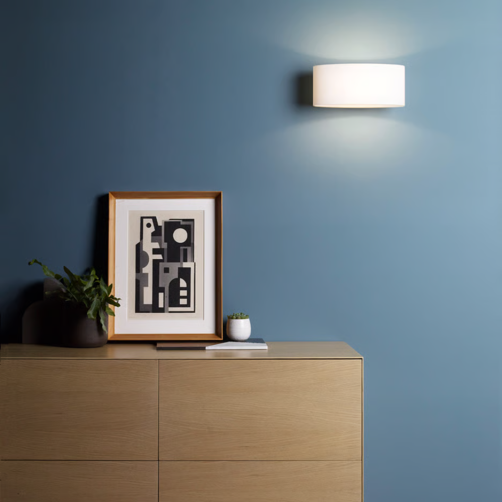 The Tokyo Wall Sconce from Astro Lighting in a home office.