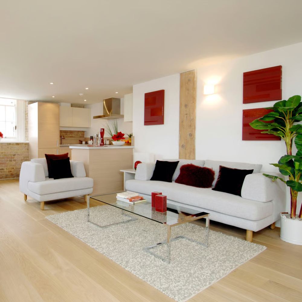 The Tokyo Wall Sconce from Astro Lighting in a lounge.