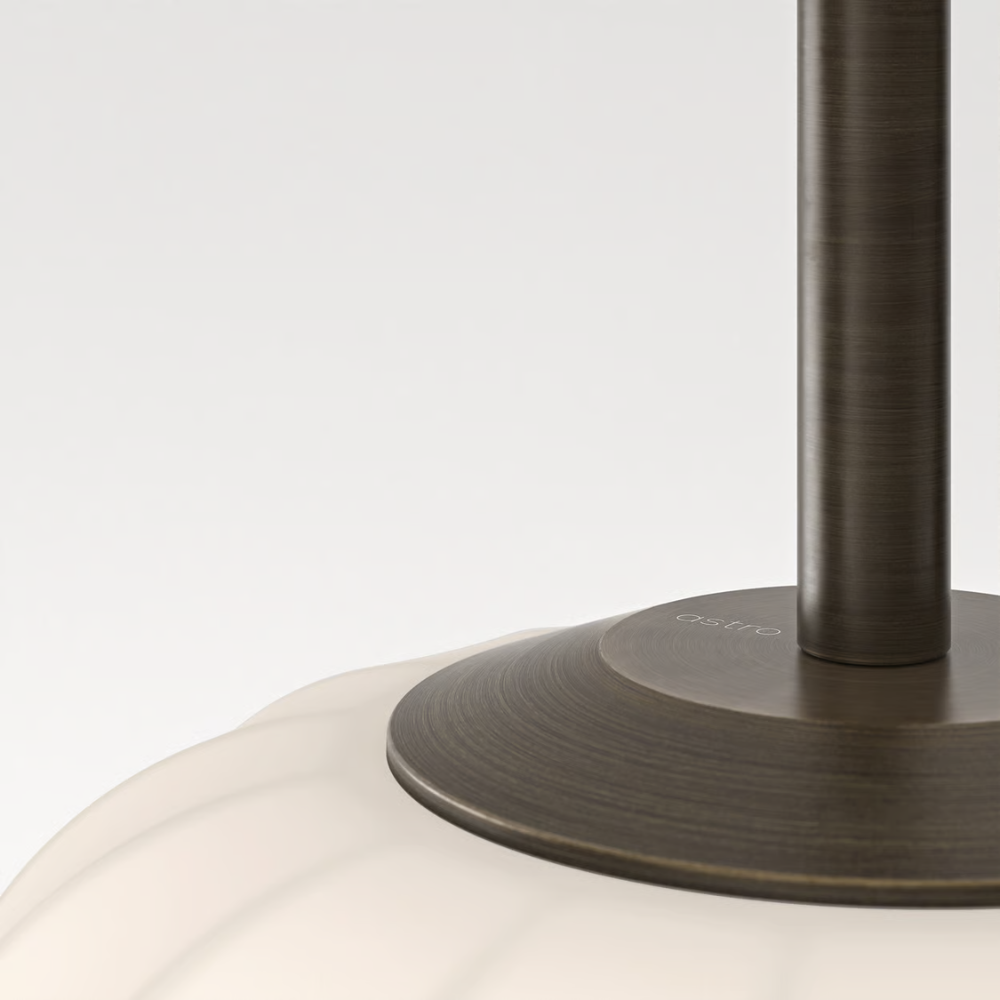 The medium Veo Pendant from Astro Lighting close up.