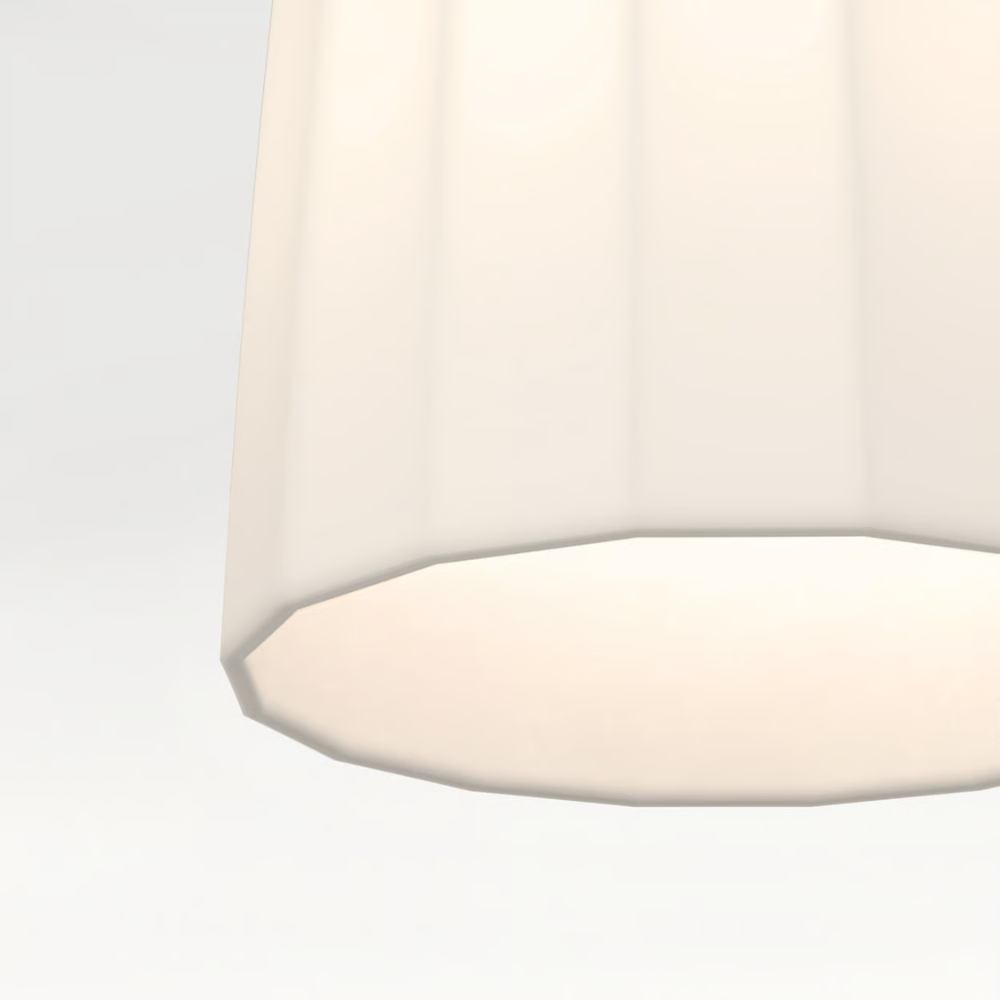 The small Veo Pendant from Astro Lighting focusing on the shade.