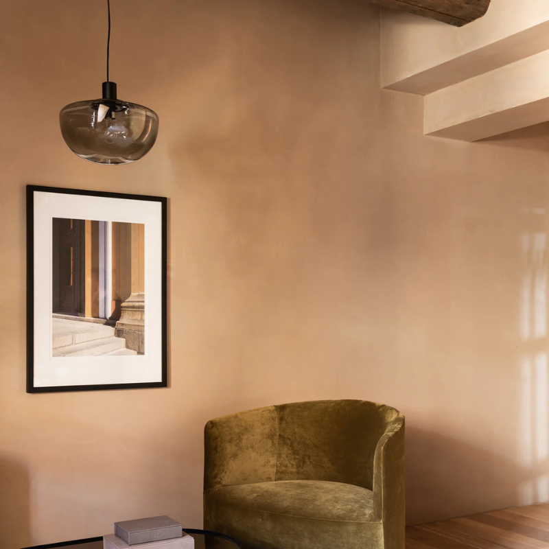 The Bank Pendant from Audo Copenhagen in a living space.