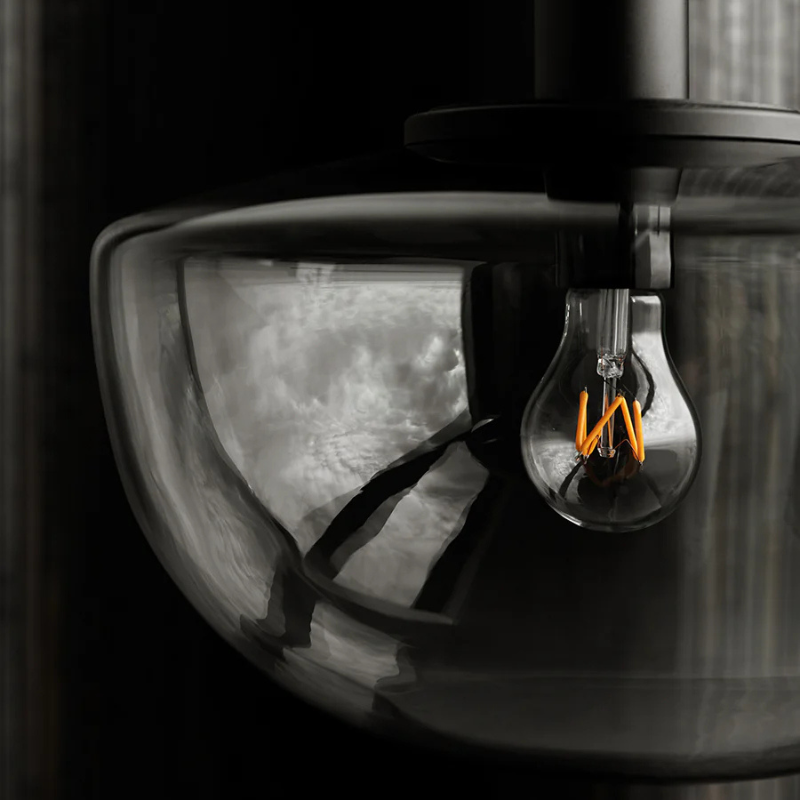 The Bank Pendant from Audo Copenhagen turned off.