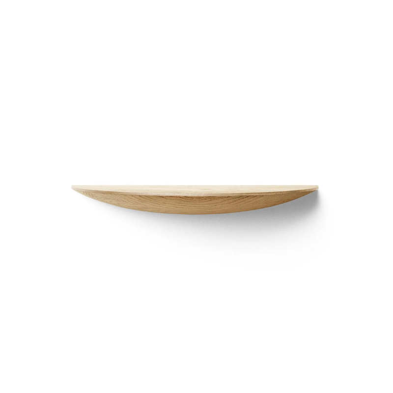 The Gridy Fungi Shelf from Audo Copenhagen in black oak in a large size.