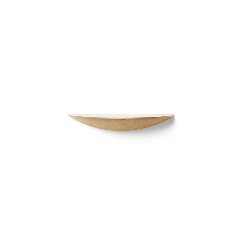 The Gridy Fungi Shelf from Audo Copenhagen in oak in a medium size.
