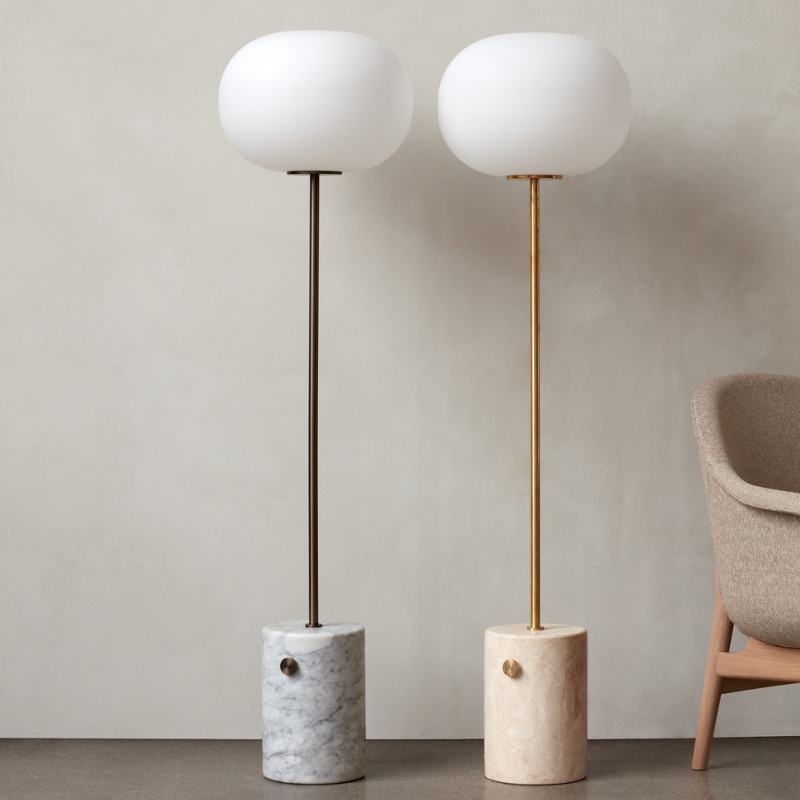 The JWDA Floor Lamp from Audo Copenhagen color options.