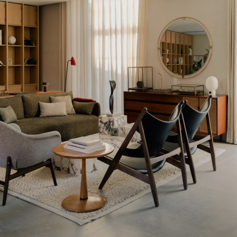 The JWDA Table Lamp from Audo Copenhagen in family area.