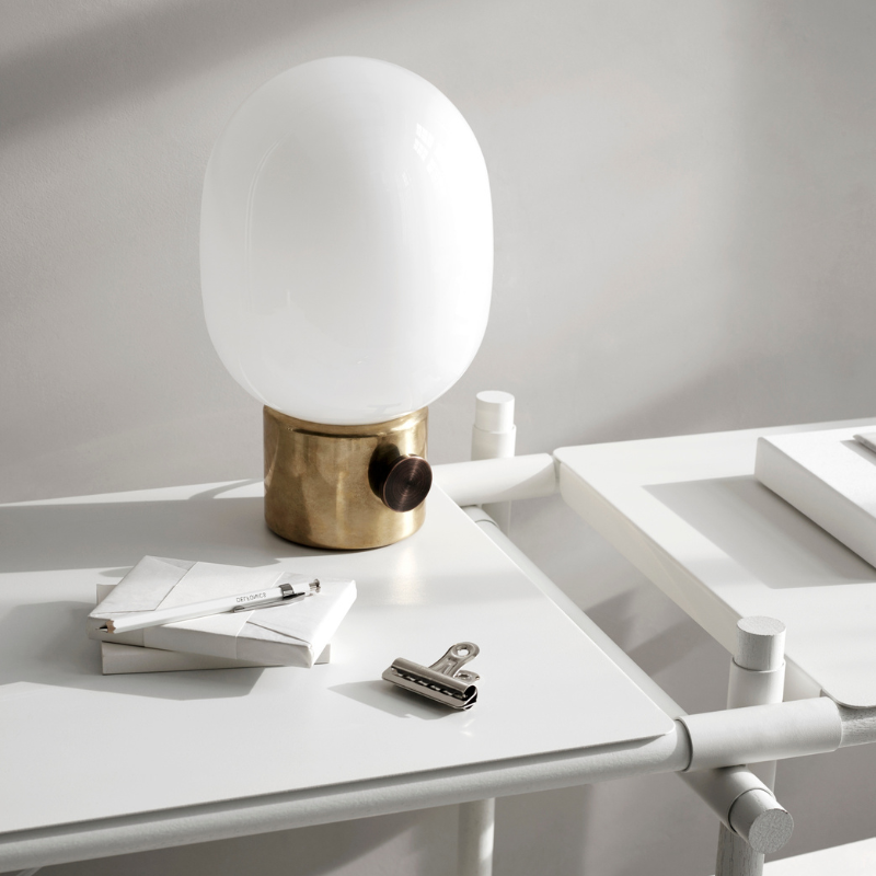 The JWDA Table Lamp from Audo Copenhagen in an office.