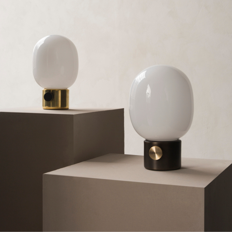 The JWDA Table Lamp from Audo Copenhagen in a studio.