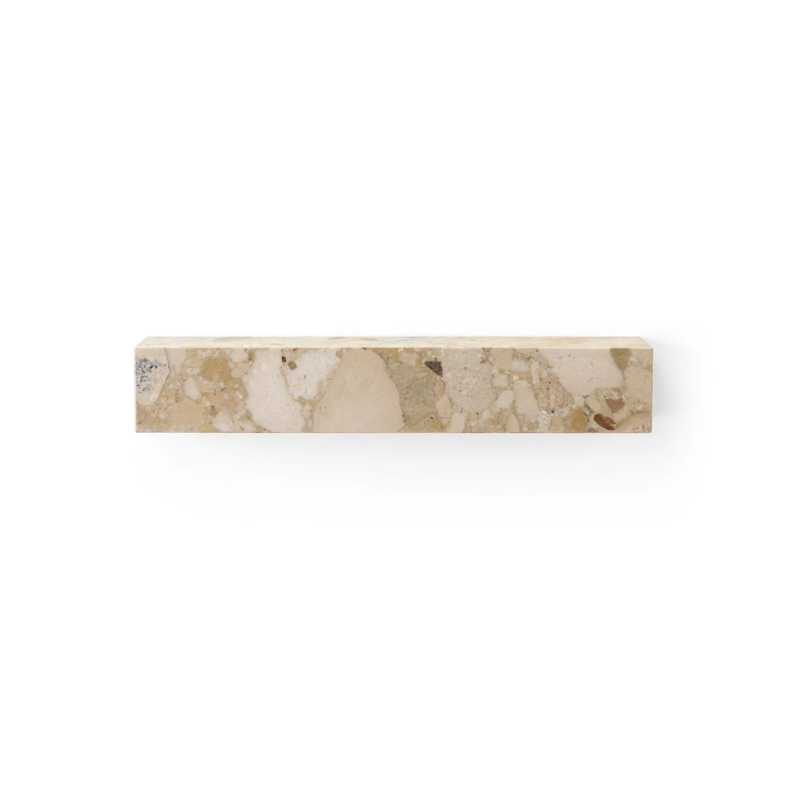 Marble floating shelf in kunis breccia by Audo Copenhagen