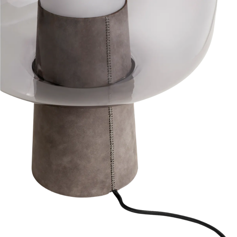 The Bully Table Lamp from Blu Dot close up.