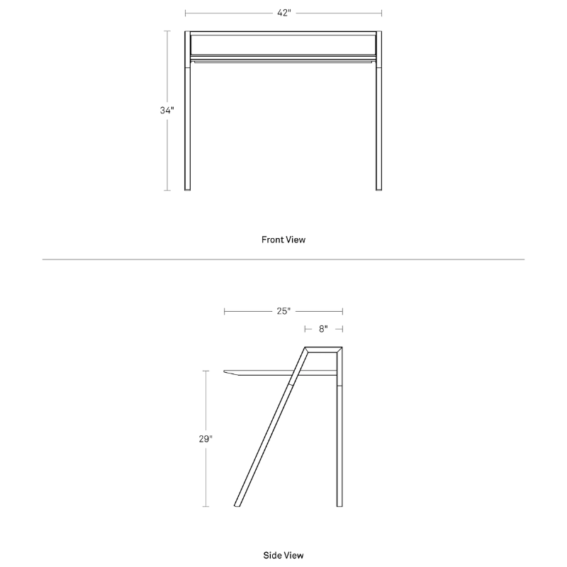 The Cant Desk from Blu Dot dimensions. all-groups