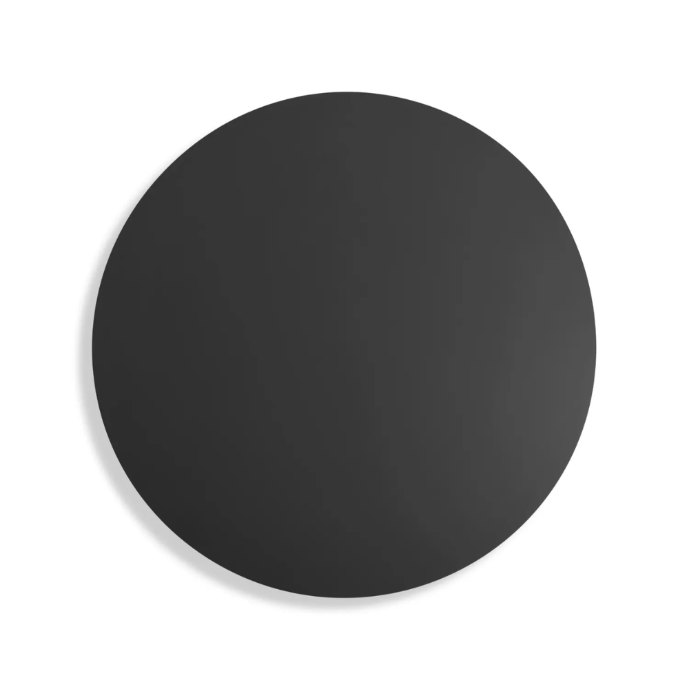 Circula Outdoor / Indoor Dining Table by Blu Dot 52-inch in Oblivion top.