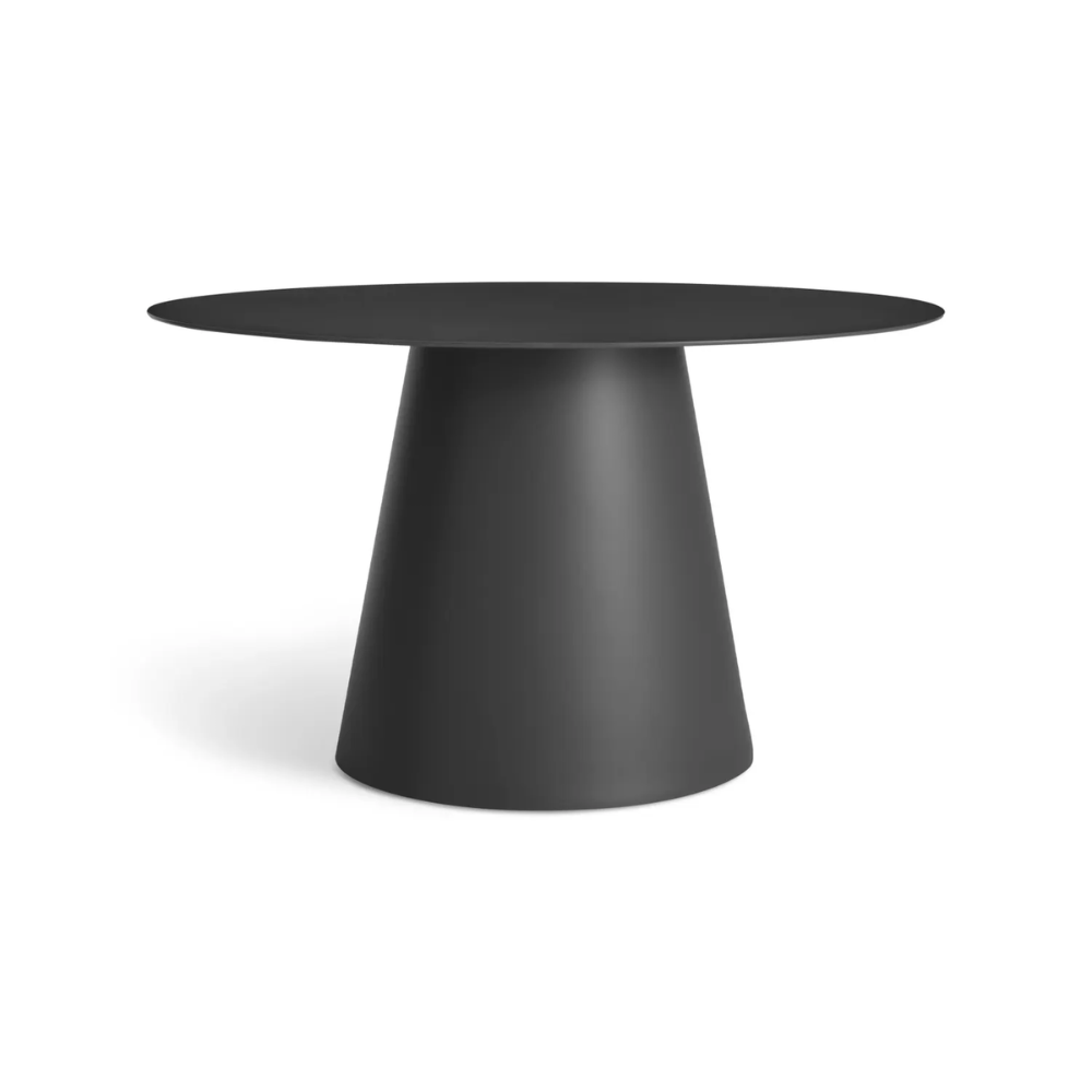 Circula Outdoor / Indoor Dining Table by Blu Dot in Oblivion.