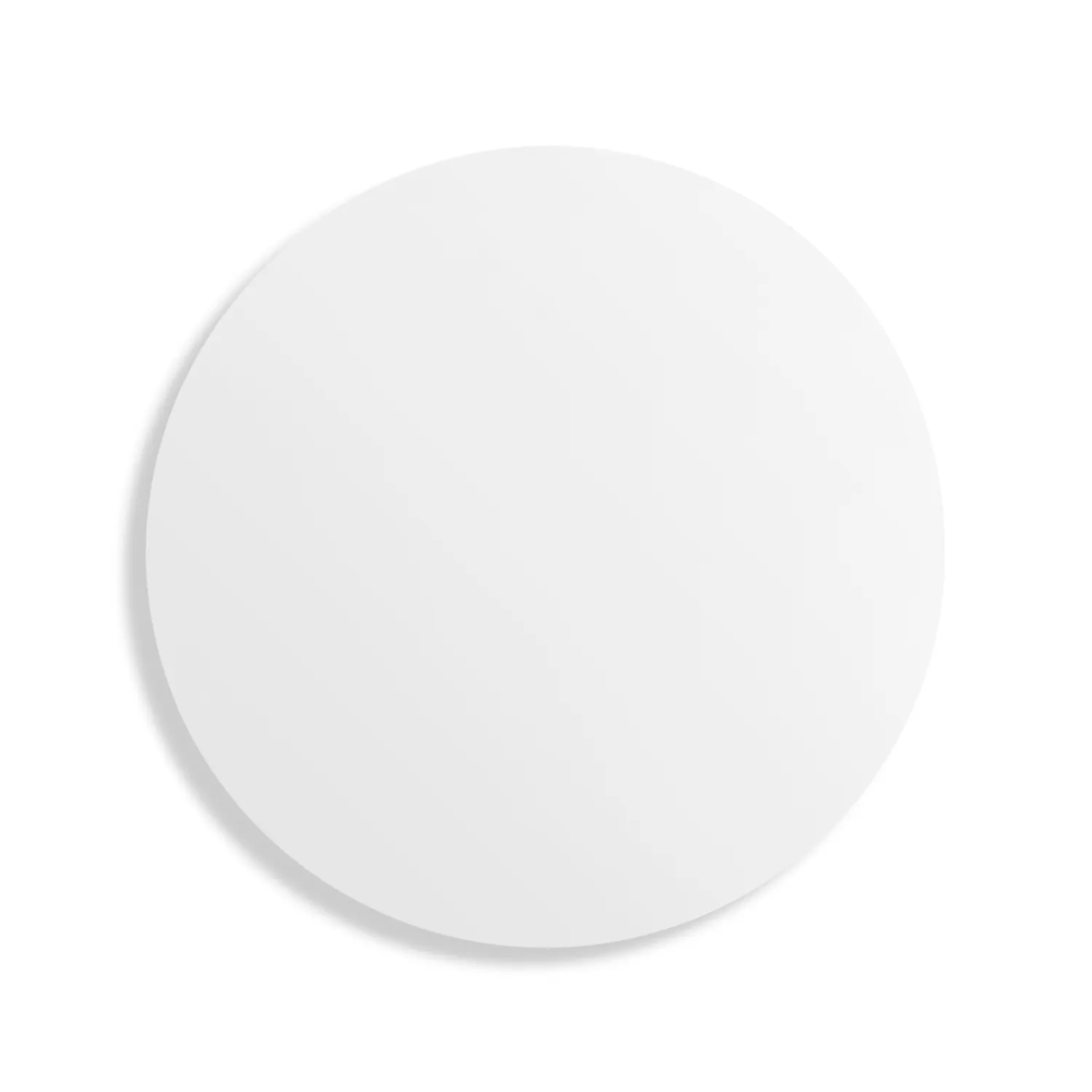 Circula Outdoor / Indoor Dining Table by Blu Dot in White top view.