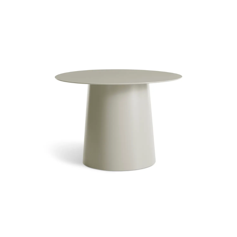 The Circula Low Side Table from Blu Dot in putty.