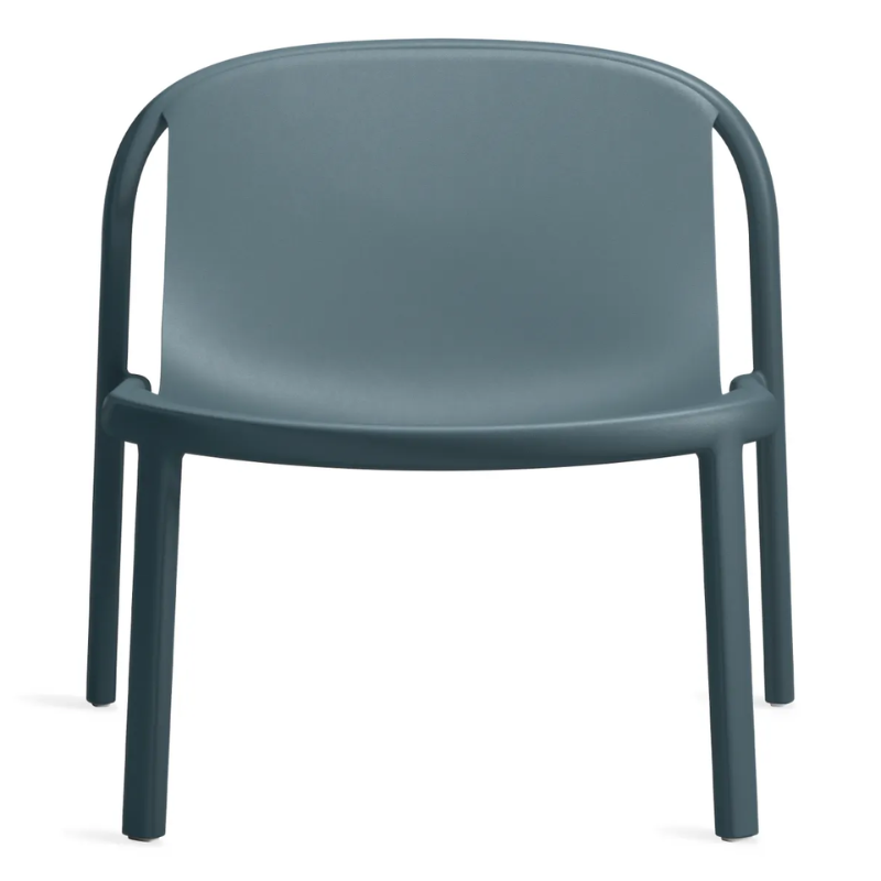 The Decade Lounge Chair from Blu Dot in marine blue.