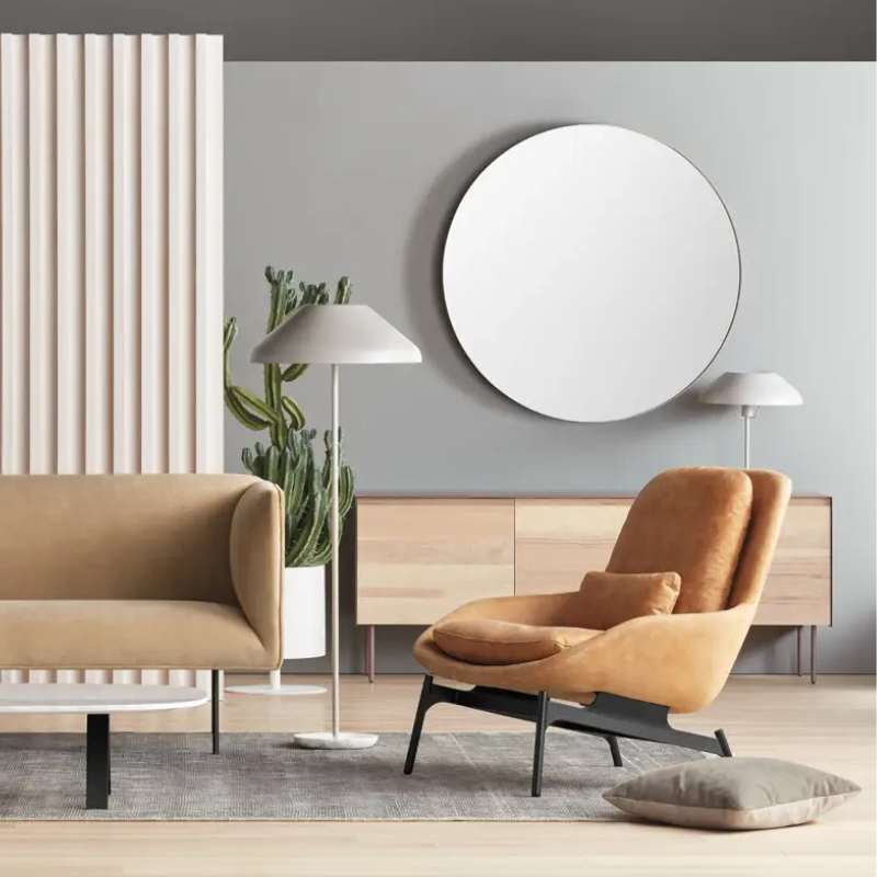 The Field Lounge Chair from Blu Dot in a family space.