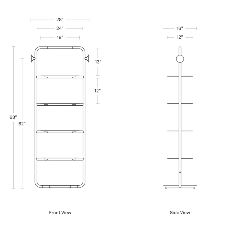 Garden Party Shelving System dimensions