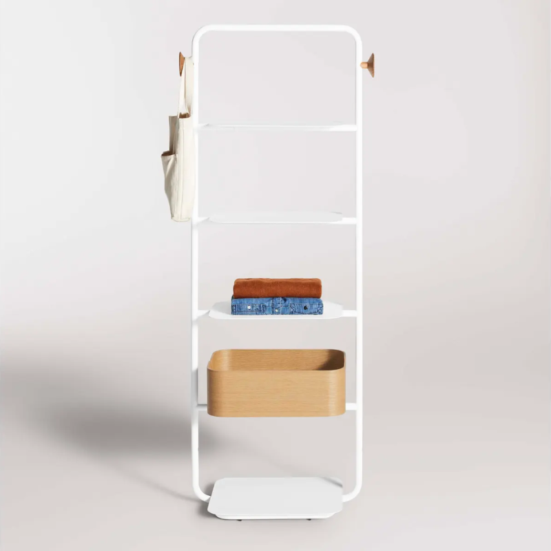Garden Party Shelving System in White storage solution for entry