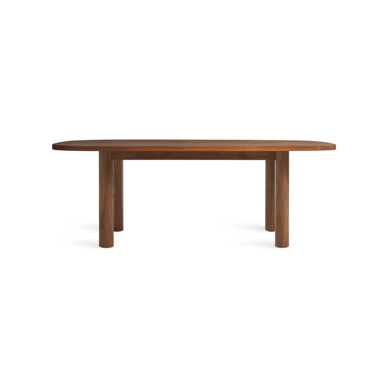 The 82 inch Good Times Dining Table from Blu Dot in walnut.