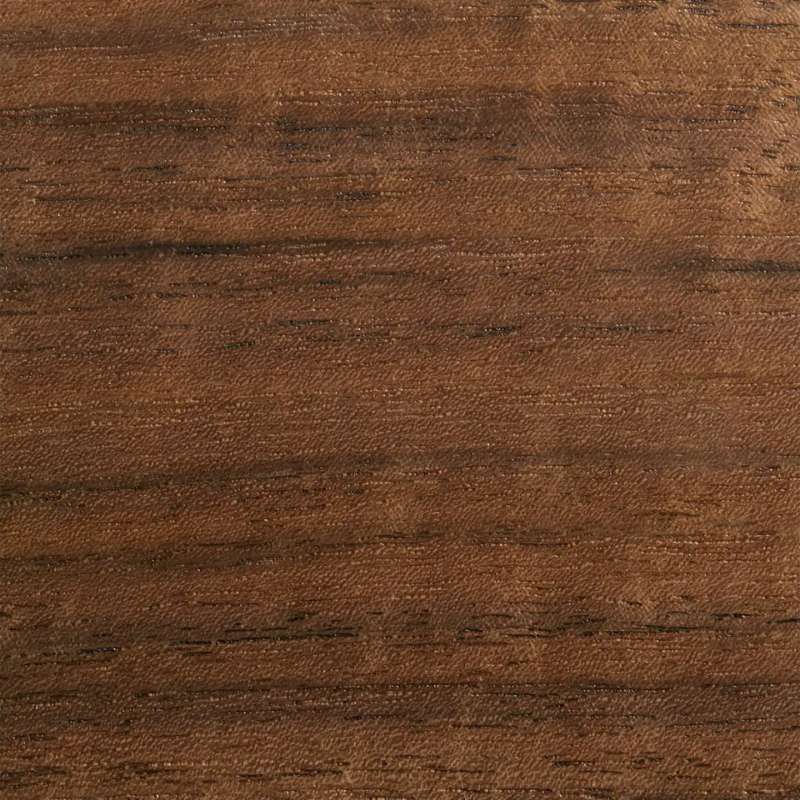 The Good Times Dining Table from Blu Dot walnut swatch.