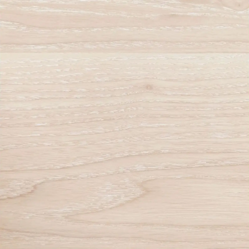 The Good Times Dining Table from Blu Dot whitewashed ash swatch.