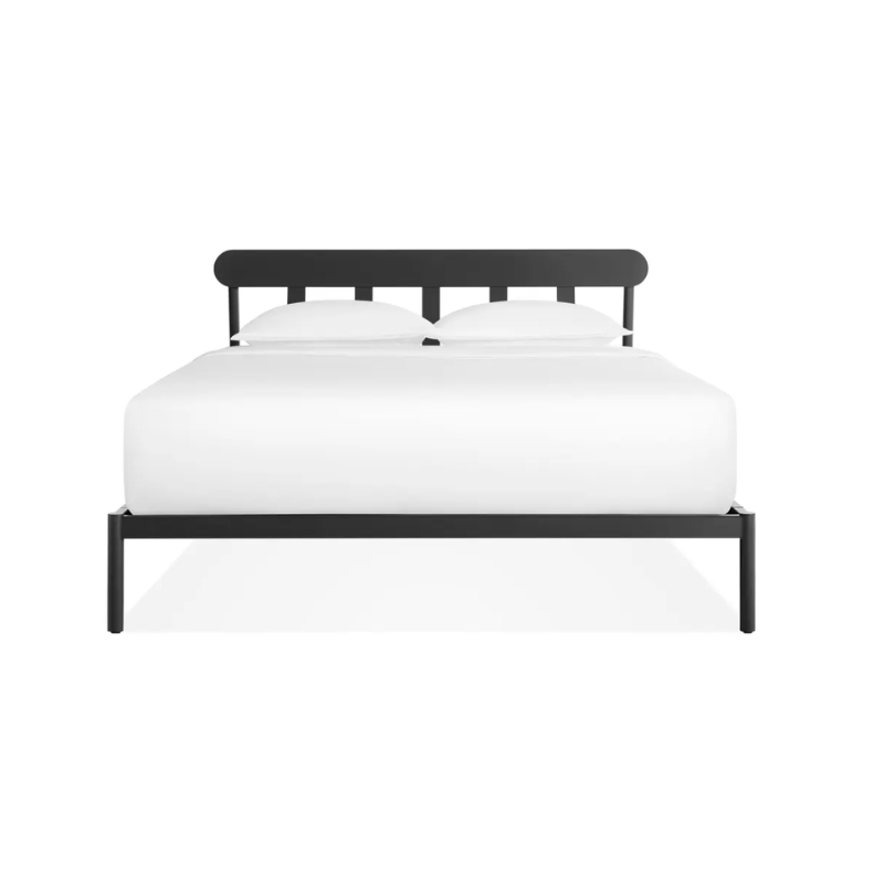 The full size Goodie Bed from Blu Dot from the front.