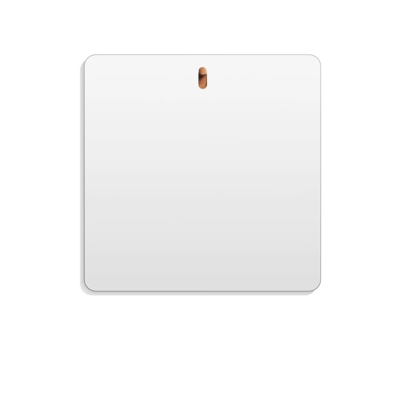 The standard Hang 1 Square Mirror from Blu Dot.