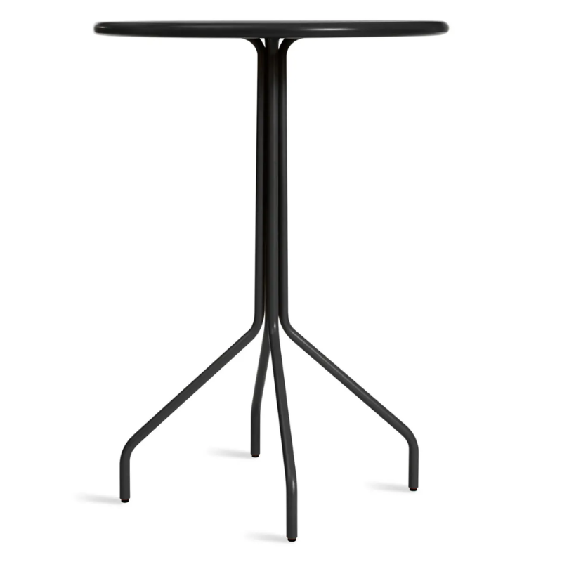 The Hot Mesh 30" Bar Table from Blu Dot in black.