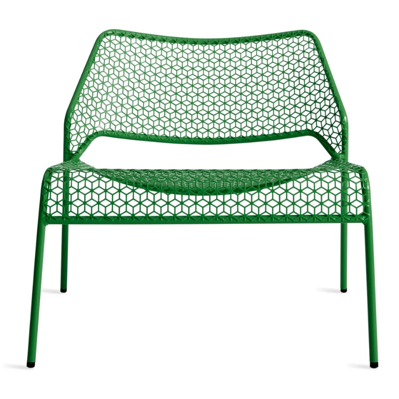 The Hot Mesh Lounge Chair from Blu Dot in green.