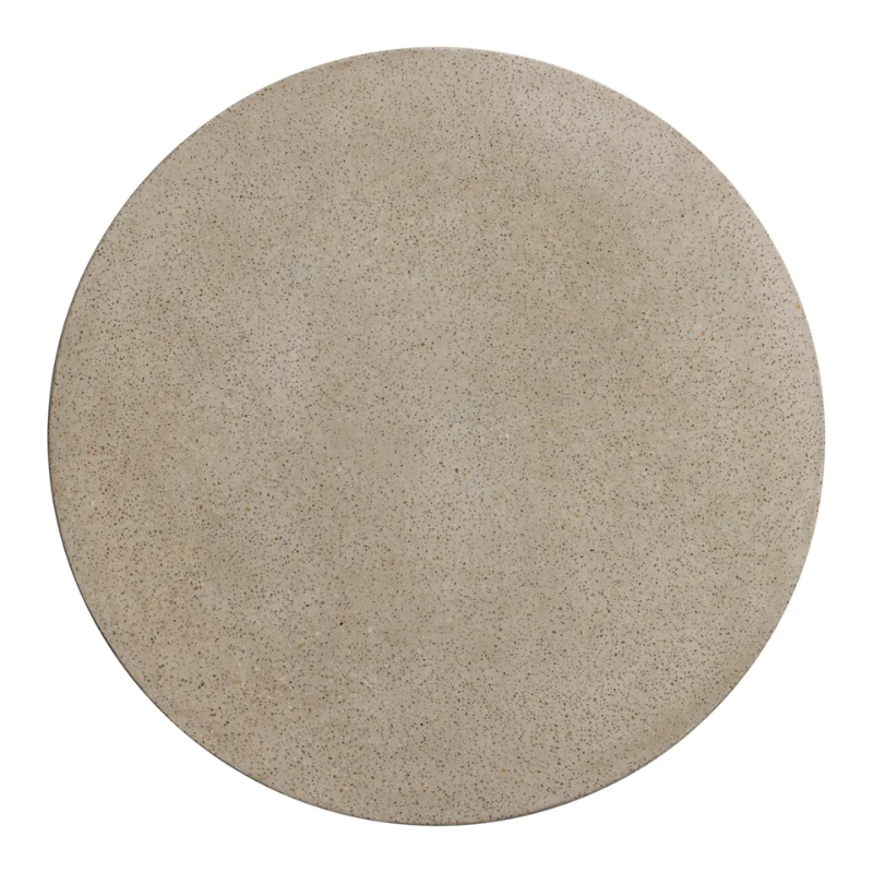 The Hunky Dory Coffee Table from Blu Dot in mushroom terrazzo table top.