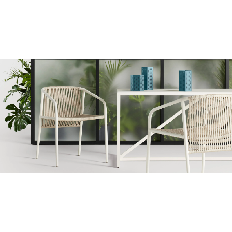 The Lookout Outdoor Chair from Blu Dot in a living space.