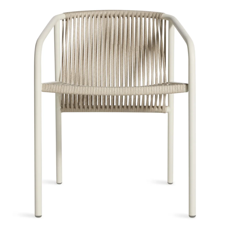 The Lookout Outdoor Chair from Blu Dot in white.