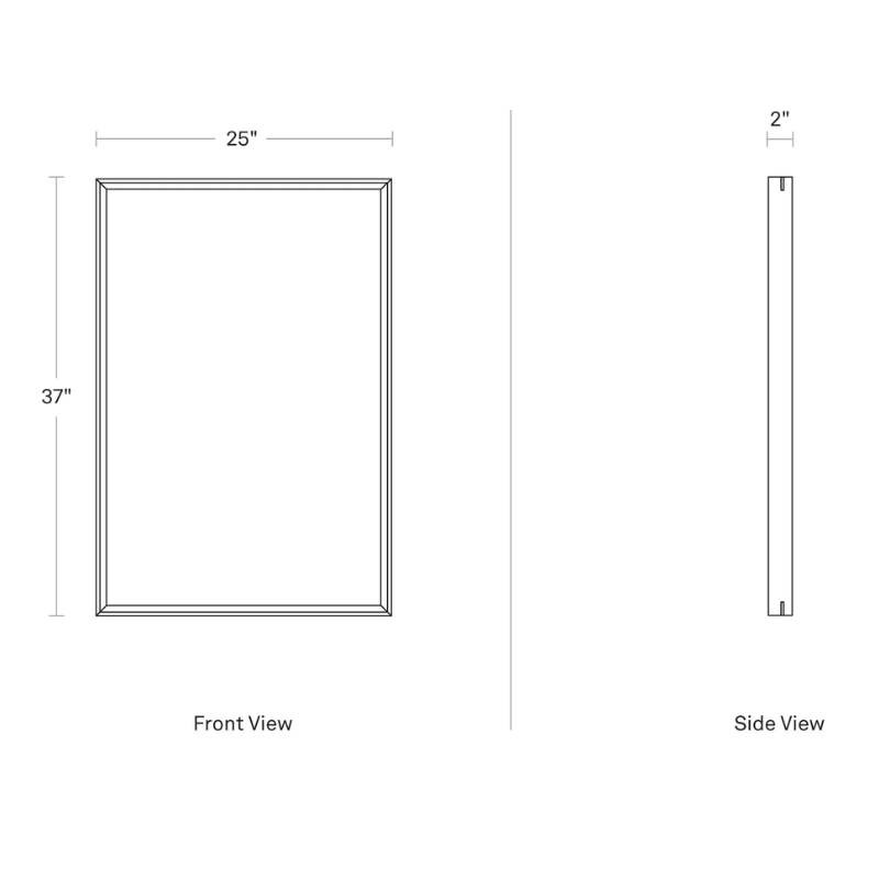 The Mode Small Mirror from Blu Dot dimensions. all-groups