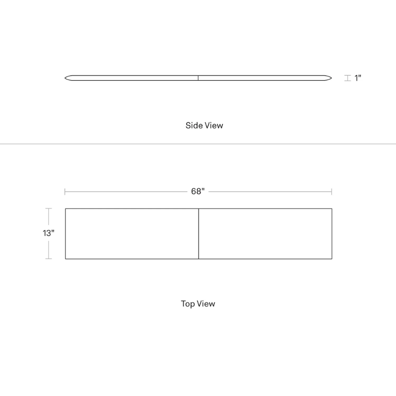 The Open Plan Bench Pad from Blu Dot dimensions. all-groups