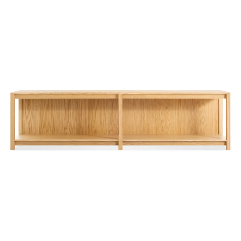 The Open Plan Bench from Blu Dot in white oak.