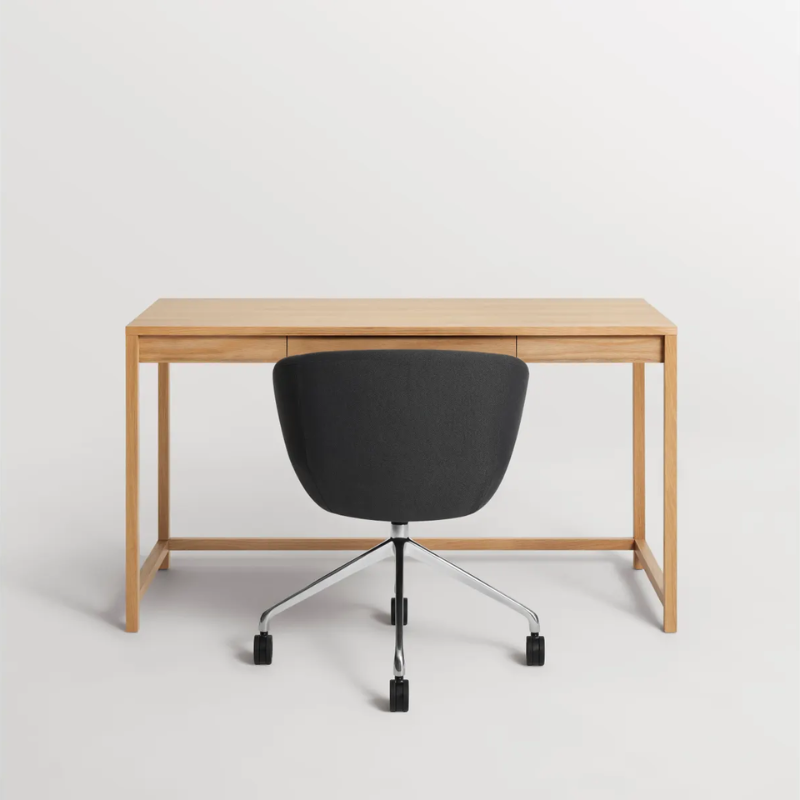 The large Open Plan Desk from Blu Dot in an office.