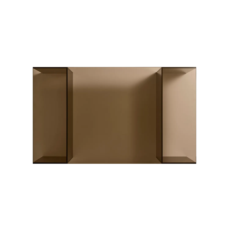 The Outline Coffee Table from Blu Dot from a view of the top.