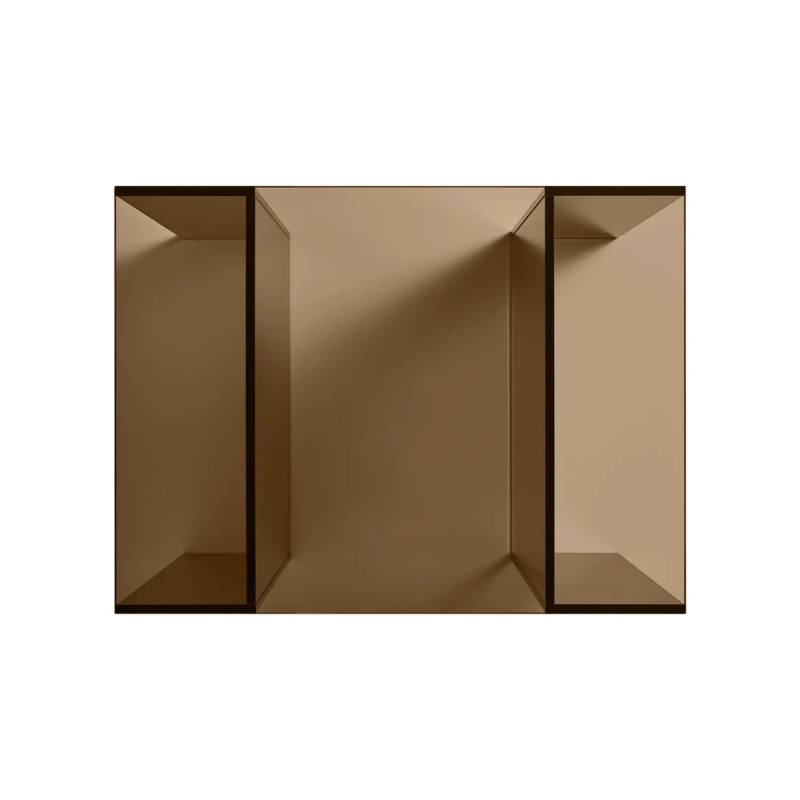 The Outline Side Table from Blu Dot from a top view.